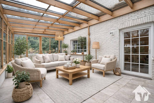 Wintergarten visualisiert - Einfamilienhaus mit 174,00 m&sup2; in Holte zum Kaufen