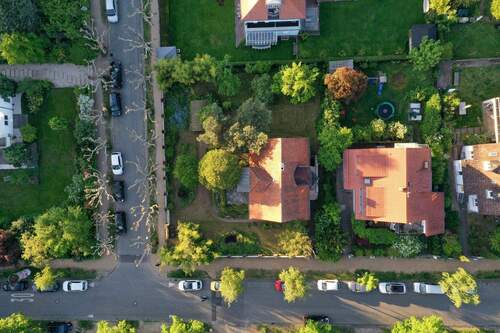 Grundstück aus der Vogelperspektive - 