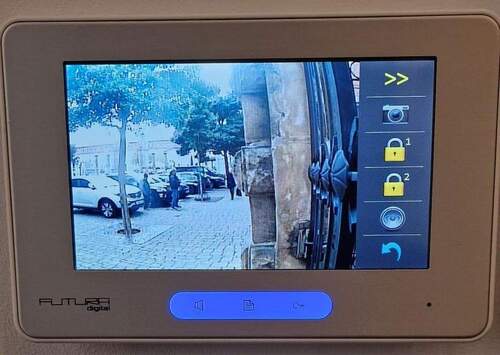 Display der Videoklingelanlage - 