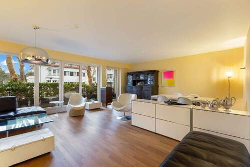 Wohnzimmer - Exklusiv im Zooviertel - Stilvolle Maisonette-Wohnung mit zwei Balkonen