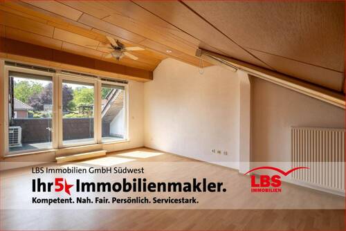 Schlafzimmer mit Blick zur Dachterasse - 