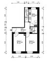 Grundriss 2ZW Nürnberg-Südstadt - 