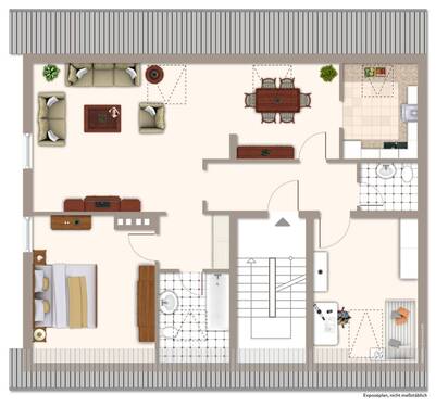 Dachgeschosswohnung - 