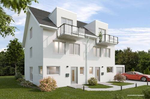 Ansicht - 6 Zimmer Doppelhaushälfte zum Kaufen in Stuttgart / Heumaden