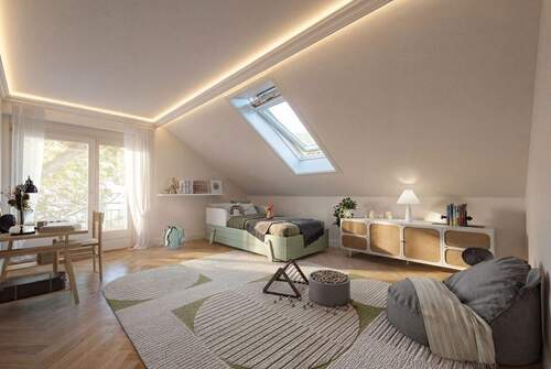 Schlafzimmer (DG Einrichtungsbeispiel) - 
