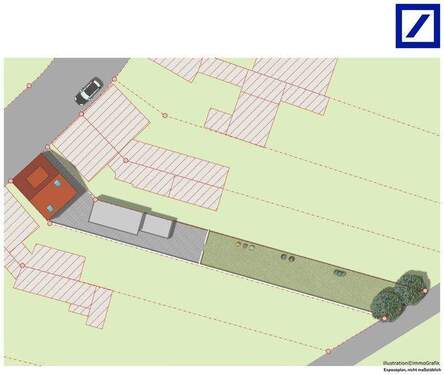 Lageplan - Einfamilienhaus mit 79,00 m&sup2; in Krefeld zum Kaufen