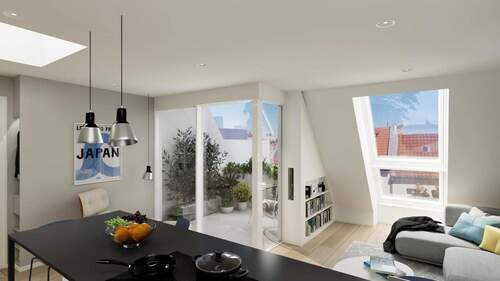 Wohnzimmer - 2 Zimmer Etagenwohnung zum Kaufen in Berlin