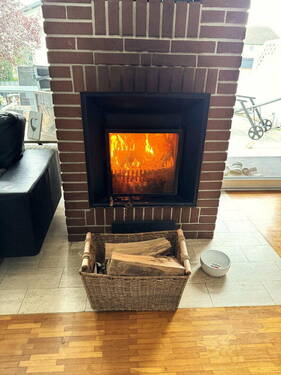 Kamin mit Wärmetauscher - 