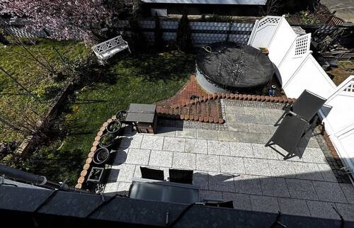 Blick zum Pool - 