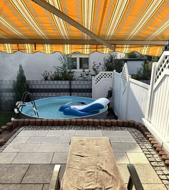 Sonnenterrasse mit Markise - 