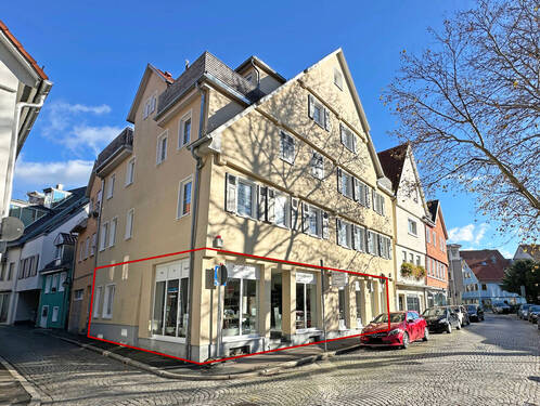 Hausansicht - 3 Zimmer Gewerbeobjekt (Büro, Produktion, Verkauf) zur Miete in Reutlingen