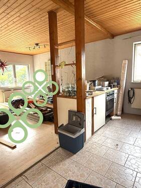 Bungalow_Küche und Wohnen - 