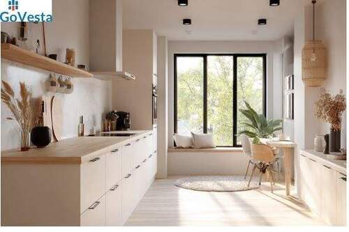 Küche // unverbindliche Visualisierung- Abweichung in der Ausführung vorbehalten - 4 Zimmer Etagenwohnung in Colditz