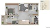 Grundriss 1. Obergeschoss - 