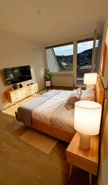 Schlafzimmer mit Home Staging - 