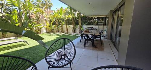 überdachter Terrassenbereich - 4 Zimmer Terrassenwohnung zur Miete in Ibiza