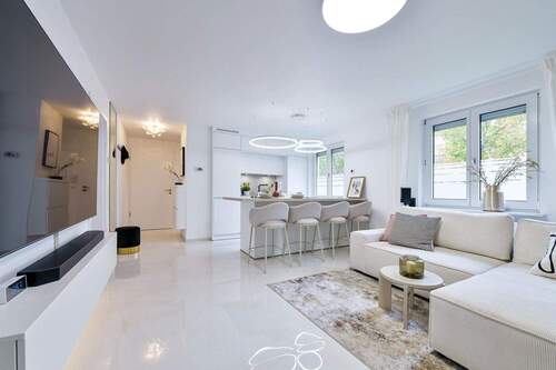 Wohnzimmer - 3 Zimmer Etagenwohnung zum Kaufen in Heilbronn