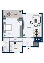 Grundriss Wohnung Nr. 6 - 