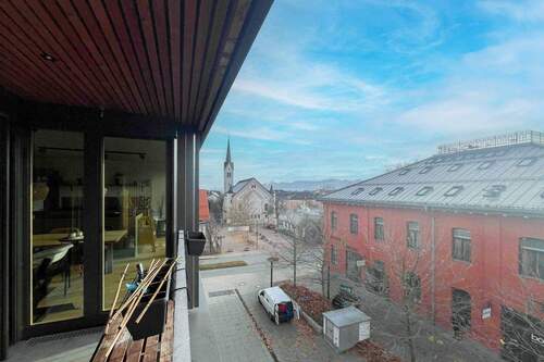 Blick von Loggia - 3 Zimmer Einfamilienhaus in Kolbermoor