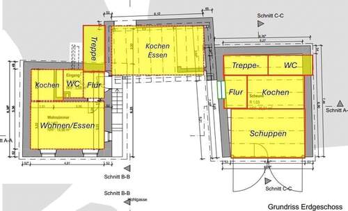 Alternativ 3 Sanierungsentwürfe oder als Neubau - 