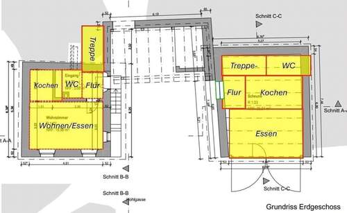 Alternativ 3 Sanierungsentwürfe oder als Neubau - 