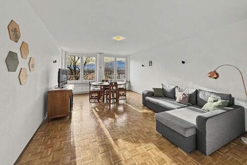 Wohnzimmer - 3 Zimmer Etagenwohnung zum Kaufen in Sonthofen