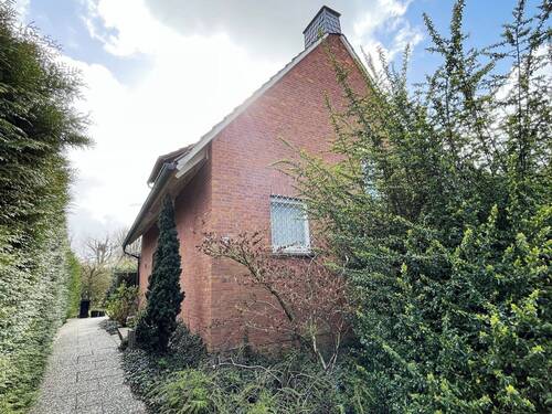 Hausansicht Zuwegung Eingang - 6 Zimmer Einfamilienhaus in Greven