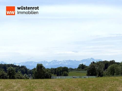...mit Alpenblick - Grundstück in Inning