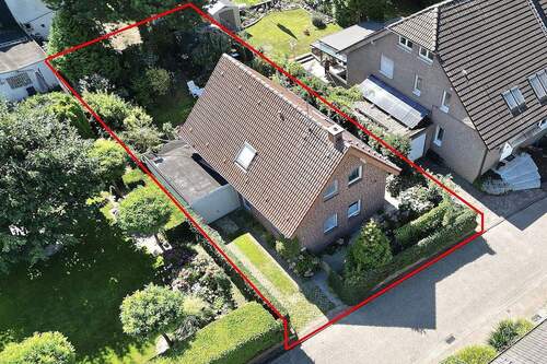Vogelperspektive - 3 Zimmer Einfamilienhaus zum Kaufen in Oer-Erkenschwick
