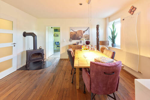 Essbereich mit Kamin - 