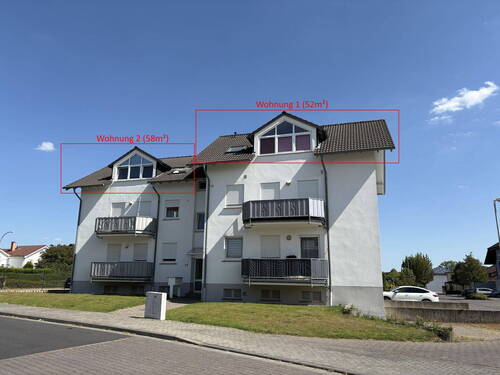 Außenansicht Gebäude - Zwei Dachgeschosswohnungen mit Panoramablick - einzeln oder im Paket