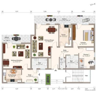 Erdgeschoss (Mietshaus) - 