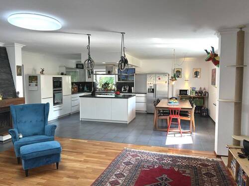 Erdgeschoss: Offenes Wohnen und Essen - 