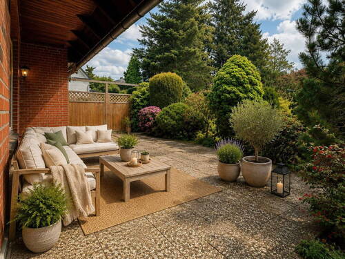 Gr. Terrasse- KI eingerichtet - 9 Zimmer Einfamilienhaus in Büchen