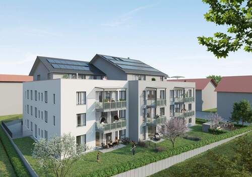 Ansicht West.jpg - Sonnige 3 Zimmer Wohnung in Nollingen bei Rheinfelden