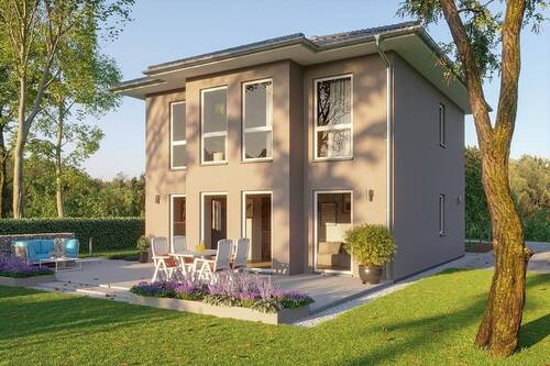 Stadtvilla 110 - Ansicht Garten komp. Datei (002). - Werder nah, OT von Lehnin sofort bebaubar