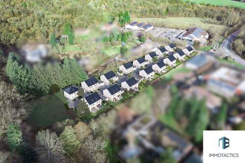 Außenansicht von oben - Doppelhaushälfte mit 108,00 m&sup2; in Altenbamberg zum Kaufen