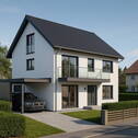 Beispielhaus Vorderseite - 