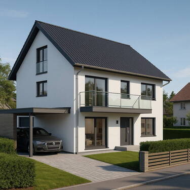 Beispielhaus Vorderseite - 