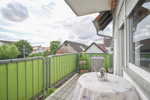 Balkon - Etagenwohnung mit 80,00 m&sup2; in Babenhausen zur Miete