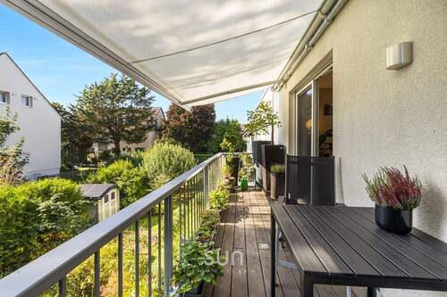 Balkon - 3- Zimmerwohnung in Eschersheim - eine 10 von 10