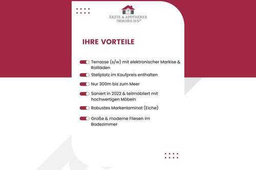 Ihre Vorteile! - 2 Zimmer Etagenwohnung zum Kaufen in Scharbeutz