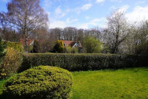 Blick ins Grüne hinter dem Haus - Mehrfamilienhaus, Wohnhaus mit 154,90 m&sup2; in Hohwacht (Ostsee) zum Kaufen