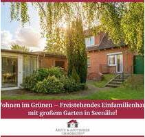Wohnen im Grünen - Freistehendes Einfamilienhaus mit großem Garten in Seenähe - Tespe / Bütlingen