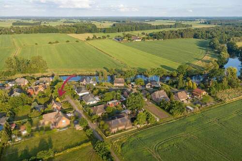 Luftaufnahme - Einfamilienhaus mit 140,00 m&sup2; in Tespe / Bütlingen zum Kaufen