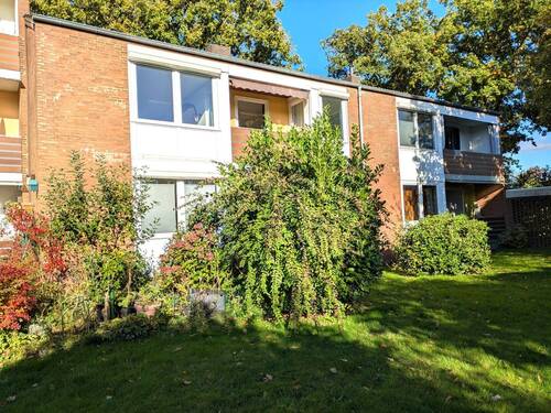 Ansicht Gartenseite - 3 Zimmer Etagenwohnung zum Kaufen in Oldenburg