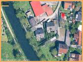 Bild 1 - Baugrundstück + Gartenhaus in TOP-Wohnlage von Nürnberg-Worzeldorf - 2. Reihe zum 'Alten Kanal'**