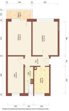 Bild 4 - 3 Zimmer Etagenwohnung zur Miete in Zittau