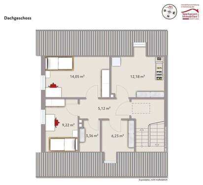 Dachgeschosswohnung - 