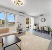 NACHHALTIGER LUXUS: Penthouse-Atmosphäre mit A+ Wärmepumpe in den Niddagärten - Frankfurt am Main Nied